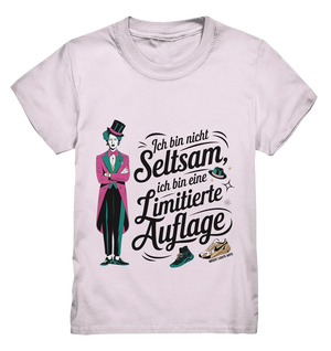Limitierte Auflage – Pinker Smoking und Zylinder - Kids Premium Shirt Bright Lights Arts