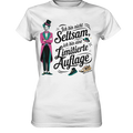 Limitierte Auflage – Pinker Smoking und Zylinder - Ladies Premium Shirt Bright Lights Arts