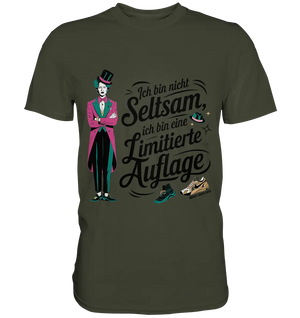 Limitierte Auflage – Pinker Smoking und Zylinder - Premium Shirt Bright Lights Arts