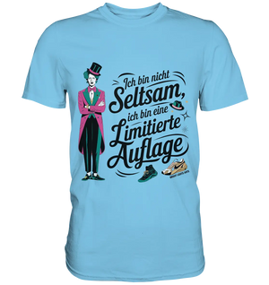 Limitierte Auflage – Pinker Smoking und Zylinder - Premium Shirt Bright Lights Arts