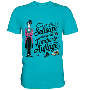 Limitierte Auflage – Pinker Smoking und Zylinder - Premium Shirt Bright Lights Arts