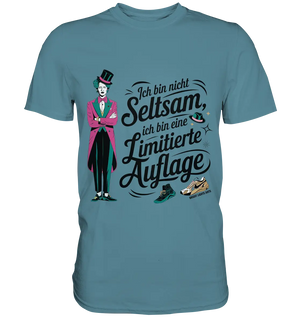 Limitierte Auflage – Pinker Smoking und Zylinder - Premium Shirt Bright Lights Arts