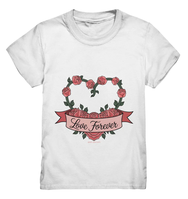 Love forever Rosenherz - Kids Premium Shirt Bright Lights Arts