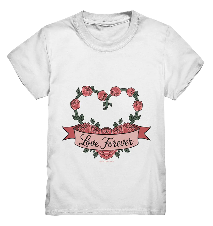 Love forever Rosenherz - Kids Premium Shirt Bright Lights Arts