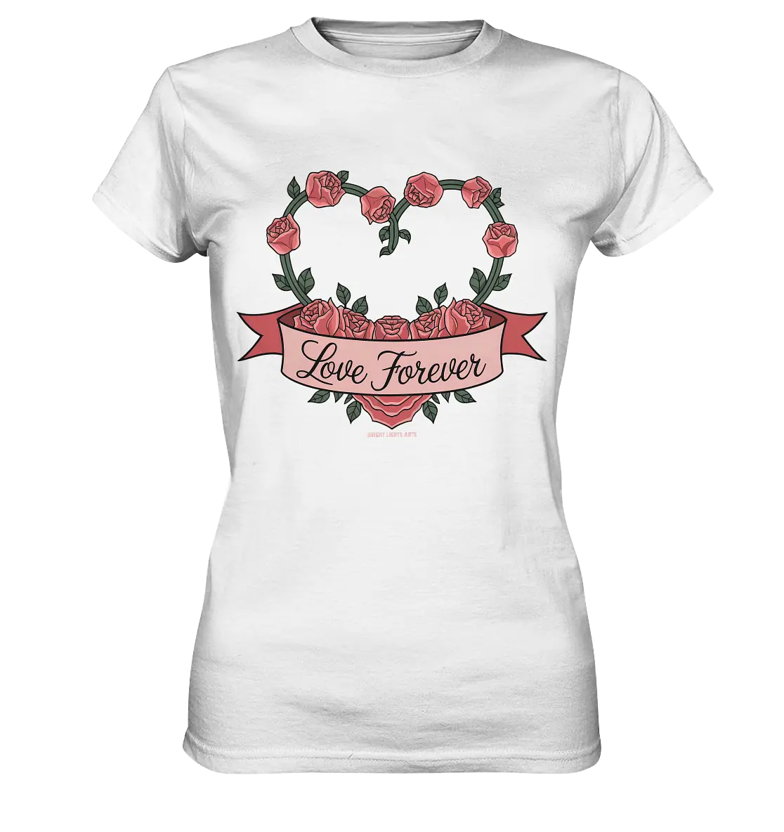 Love forever Rosenherz - Ladies Premium Shirt Bright Lights Arts