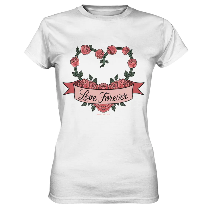 Love forever Rosenherz - Ladies Premium Shirt Bright Lights Arts