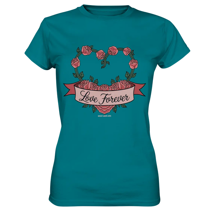 Love forever Rosenherz - Ladies Premium Shirt Bright Lights Arts