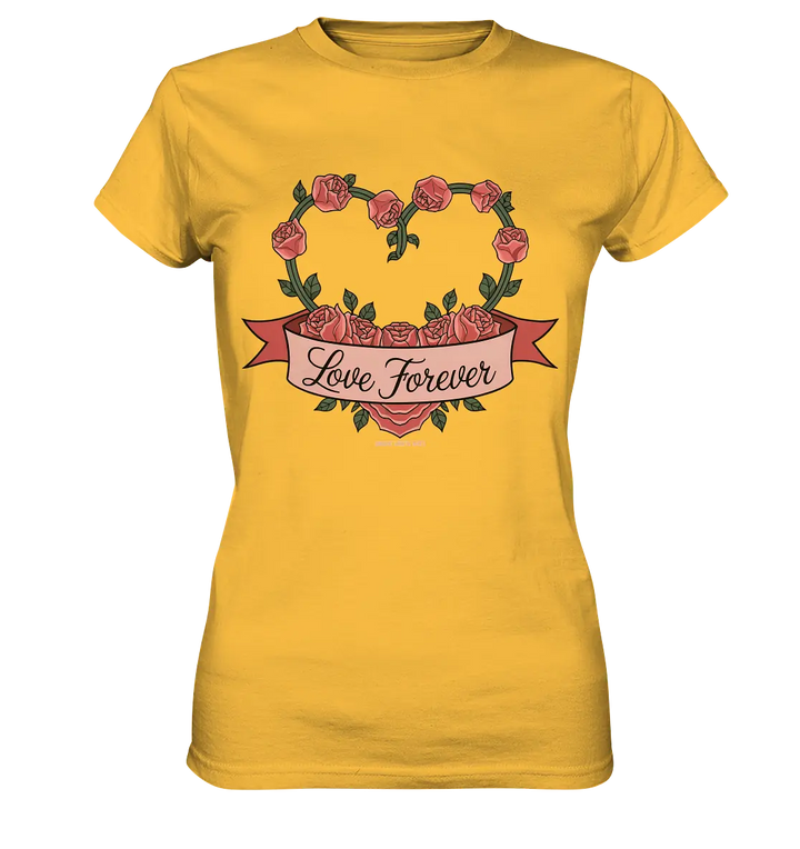 Love forever Rosenherz - Ladies Premium Shirt Bright Lights Arts