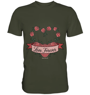 Love forever Rosenherz - Premium Shirt Bright Lights Arts