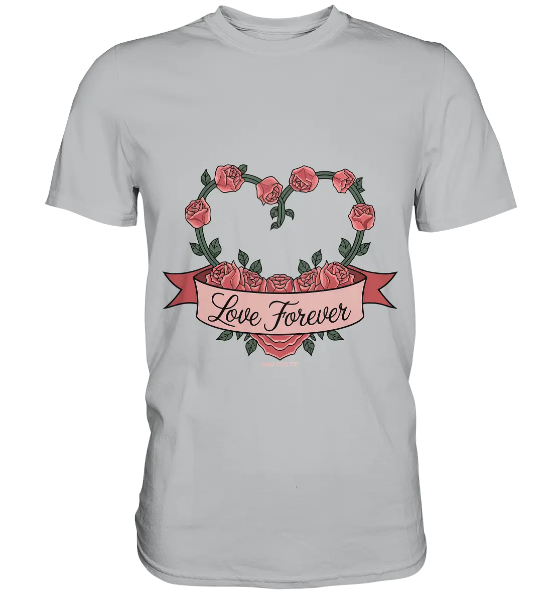 Love forever Rosenherz - Premium Shirt Bright Lights Arts