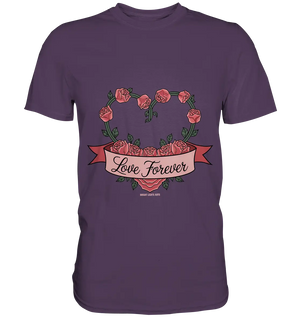 Love forever Rosenherz - Premium Shirt Bright Lights Arts