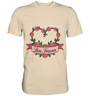 Love forever Rosenherz - Premium Shirt Bright Lights Arts