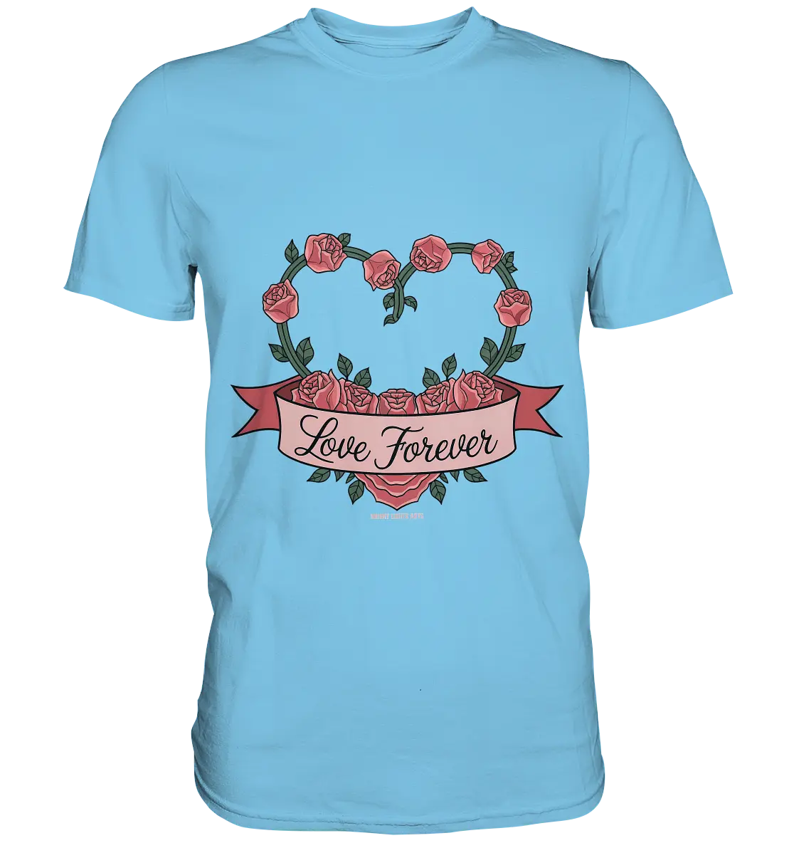 Love forever Rosenherz - Premium Shirt Bright Lights Arts