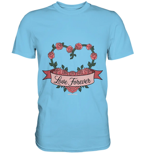 Love forever Rosenherz - Premium Shirt Bright Lights Arts