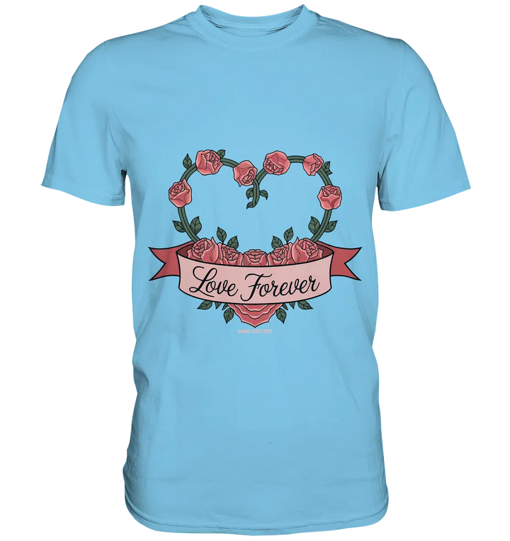 Love forever Rosenherz - Premium Shirt Bright Lights Arts