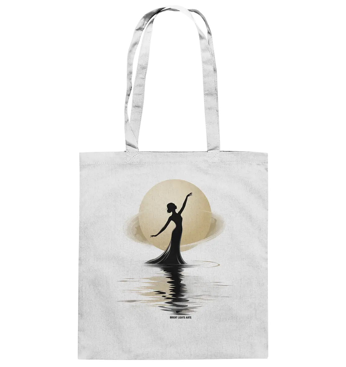 Lunar Elegance The Dancer's Glow - Baumwolltasche Bright Lights Arts