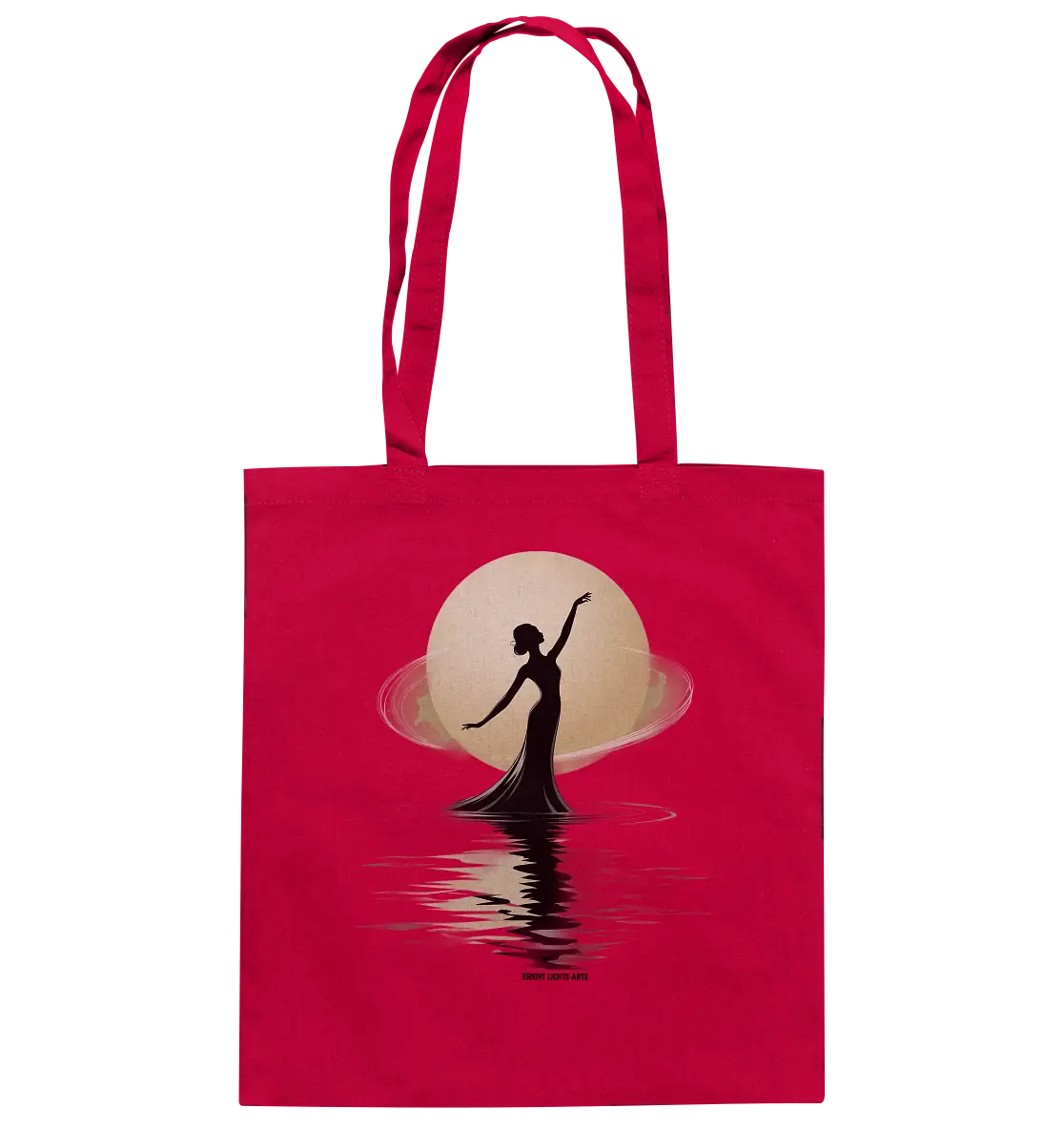 Lunar Elegance The Dancer's Glow - Baumwolltasche Bright Lights Arts