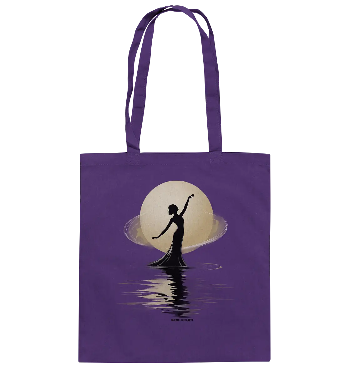 Lunar Elegance The Dancer's Glow - Baumwolltasche Bright Lights Arts
