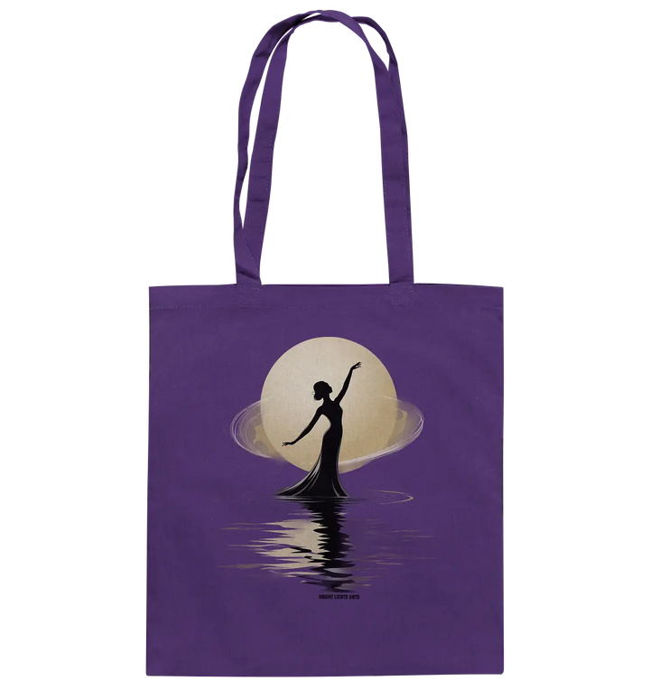 Lunar Elegance The Dancer's Glow - Baumwolltasche Bright Lights Arts