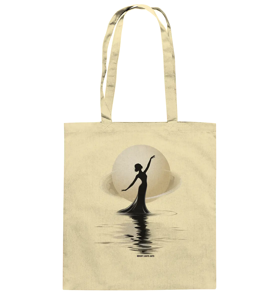 Lunar Elegance The Dancer's Glow - Baumwolltasche Bright Lights Arts