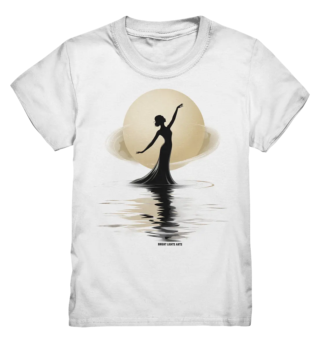 Lunar Elegance The Dancer's Glow - Kids Premium Shirt Bright Lights Arts