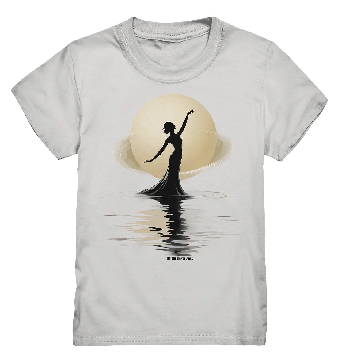 Lunar Elegance The Dancer's Glow - Kids Premium Shirt Bright Lights Arts