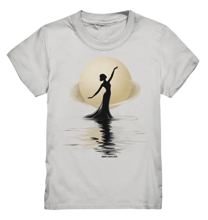 Lunar Elegance The Dancer's Glow - Kids Premium Shirt Bright Lights Arts