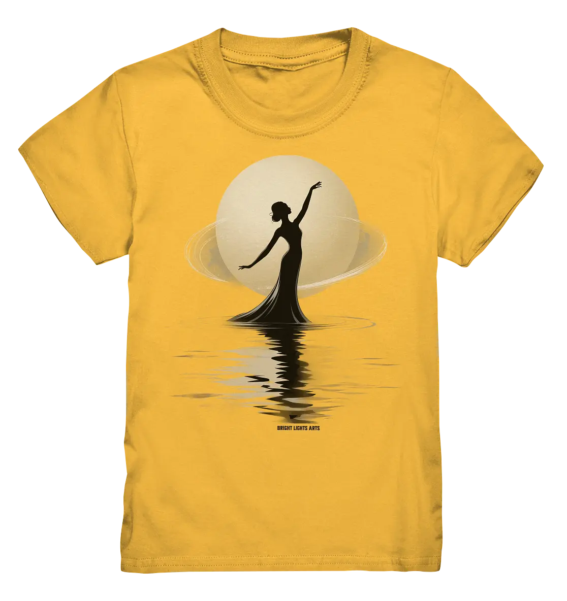 Lunar Elegance The Dancer's Glow - Kids Premium Shirt Bright Lights Arts