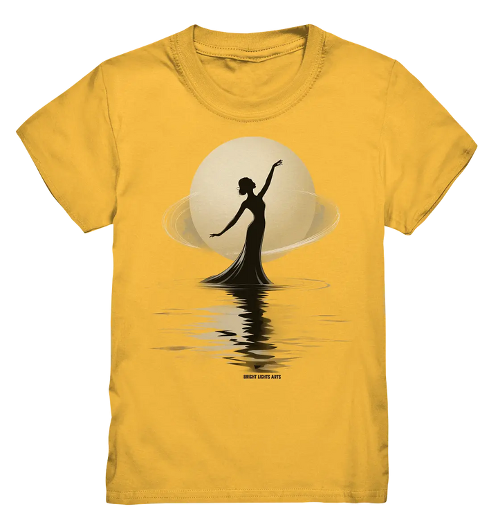 Lunar Elegance The Dancer's Glow - Kids Premium Shirt Bright Lights Arts