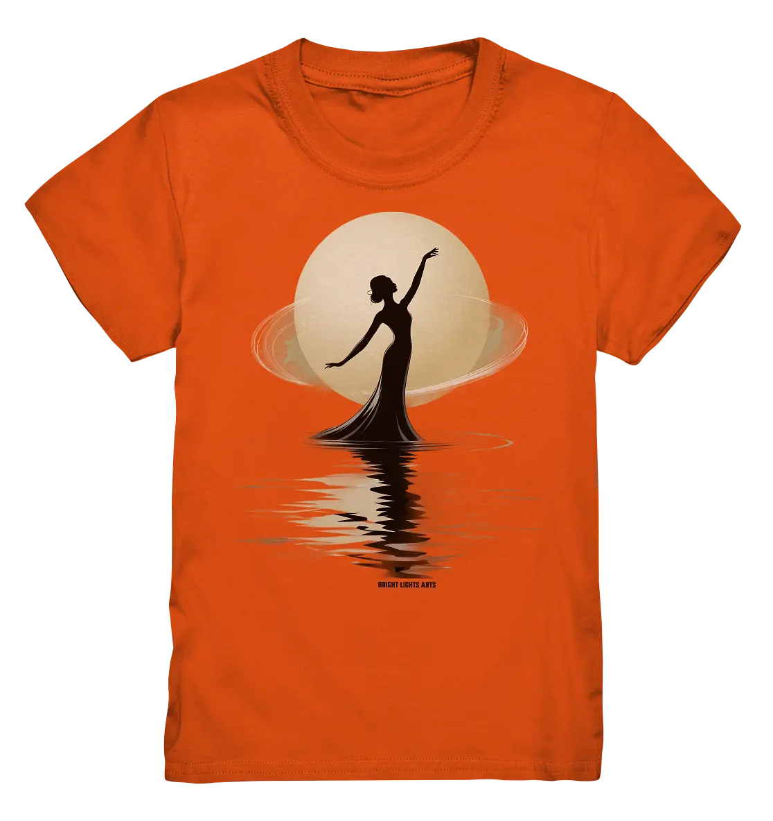 Lunar Elegance The Dancer's Glow - Kids Premium Shirt Bright Lights Arts