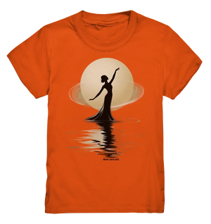 Lunar Elegance The Dancer's Glow - Kids Premium Shirt Bright Lights Arts