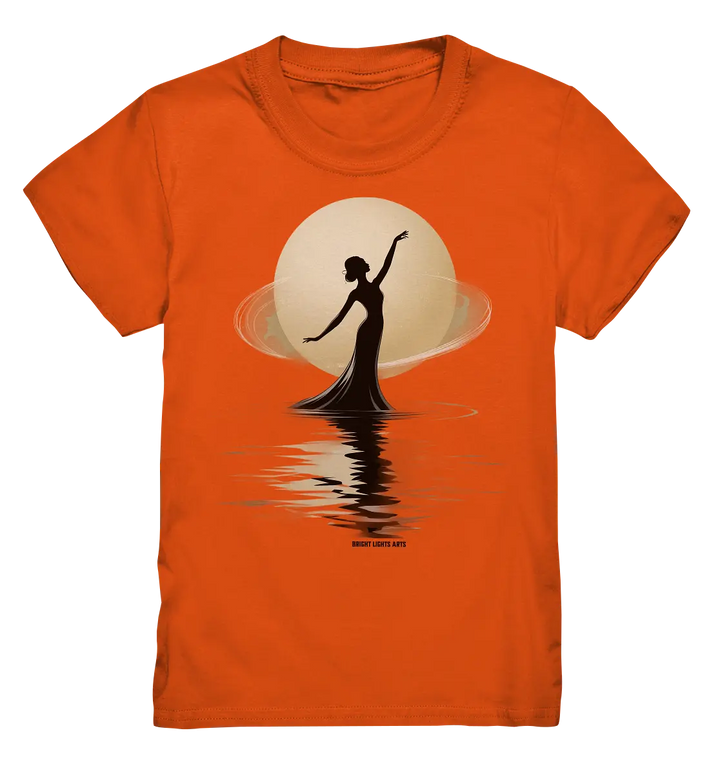 Lunar Elegance The Dancer's Glow - Kids Premium Shirt Bright Lights Arts