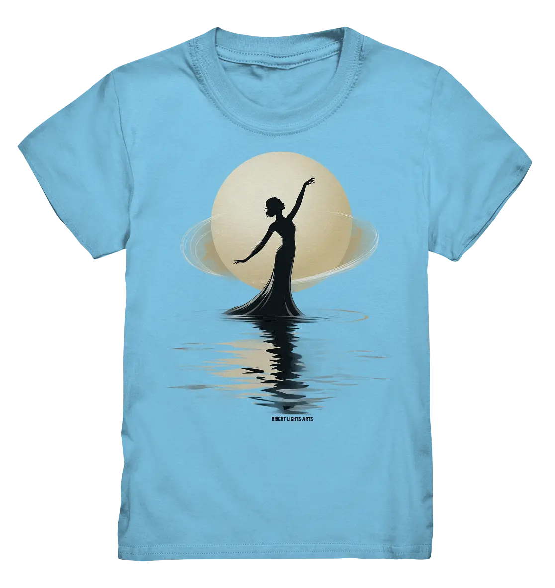Lunar Elegance The Dancer's Glow - Kids Premium Shirt Bright Lights Arts