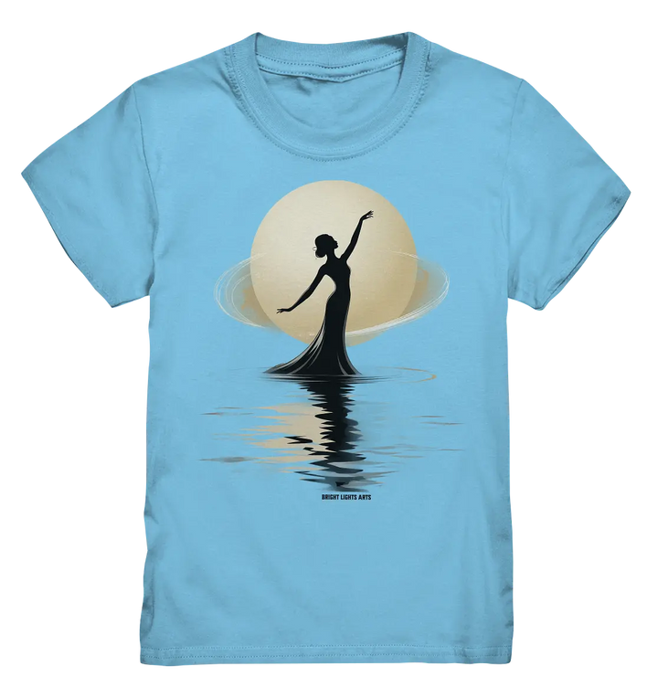 Lunar Elegance The Dancer's Glow - Kids Premium Shirt Bright Lights Arts