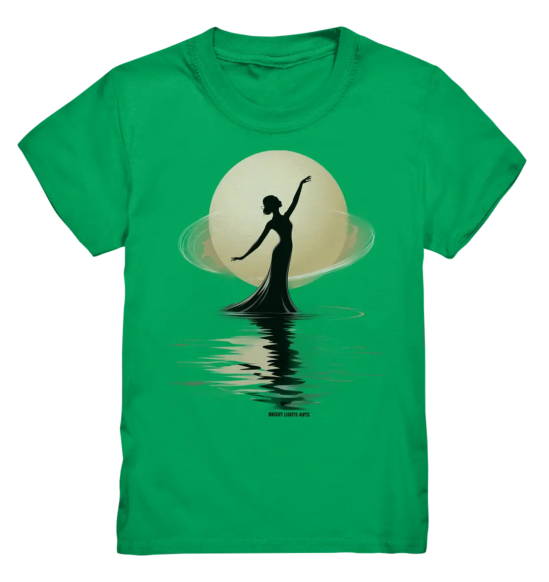 Lunar Elegance The Dancer's Glow - Kids Premium Shirt Bright Lights Arts