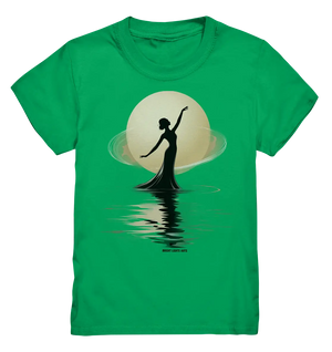Lunar Elegance The Dancer's Glow - Kids Premium Shirt Bright Lights Arts
