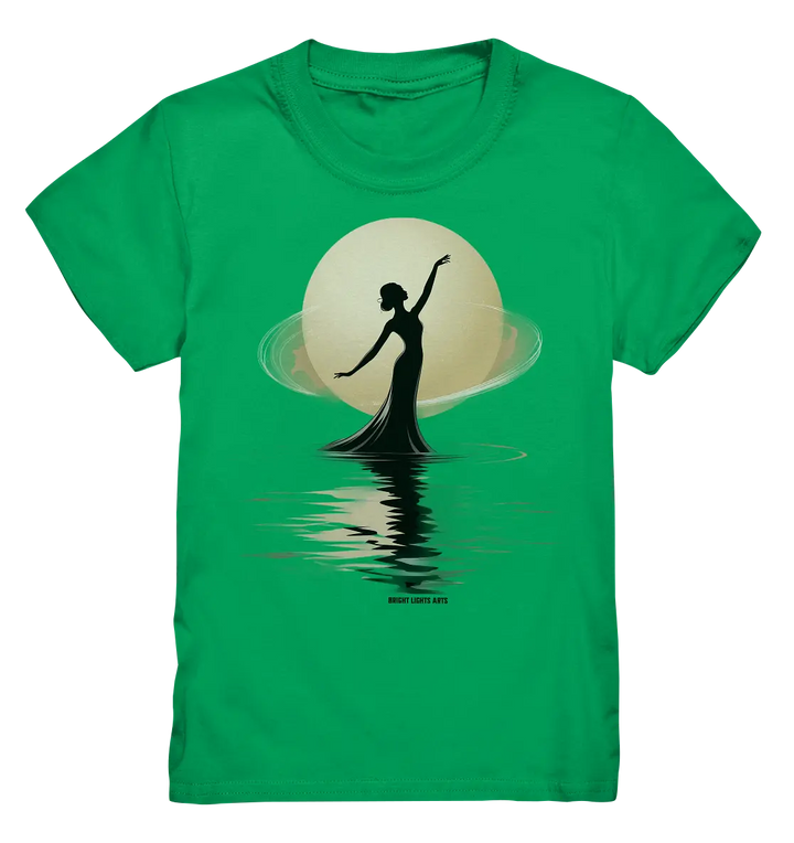 Lunar Elegance The Dancer's Glow - Kids Premium Shirt Bright Lights Arts