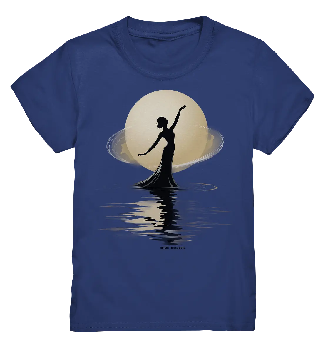 Lunar Elegance The Dancer's Glow - Kids Premium Shirt Bright Lights Arts