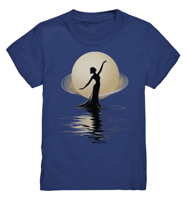 Lunar Elegance The Dancer's Glow - Kids Premium Shirt Bright Lights Arts