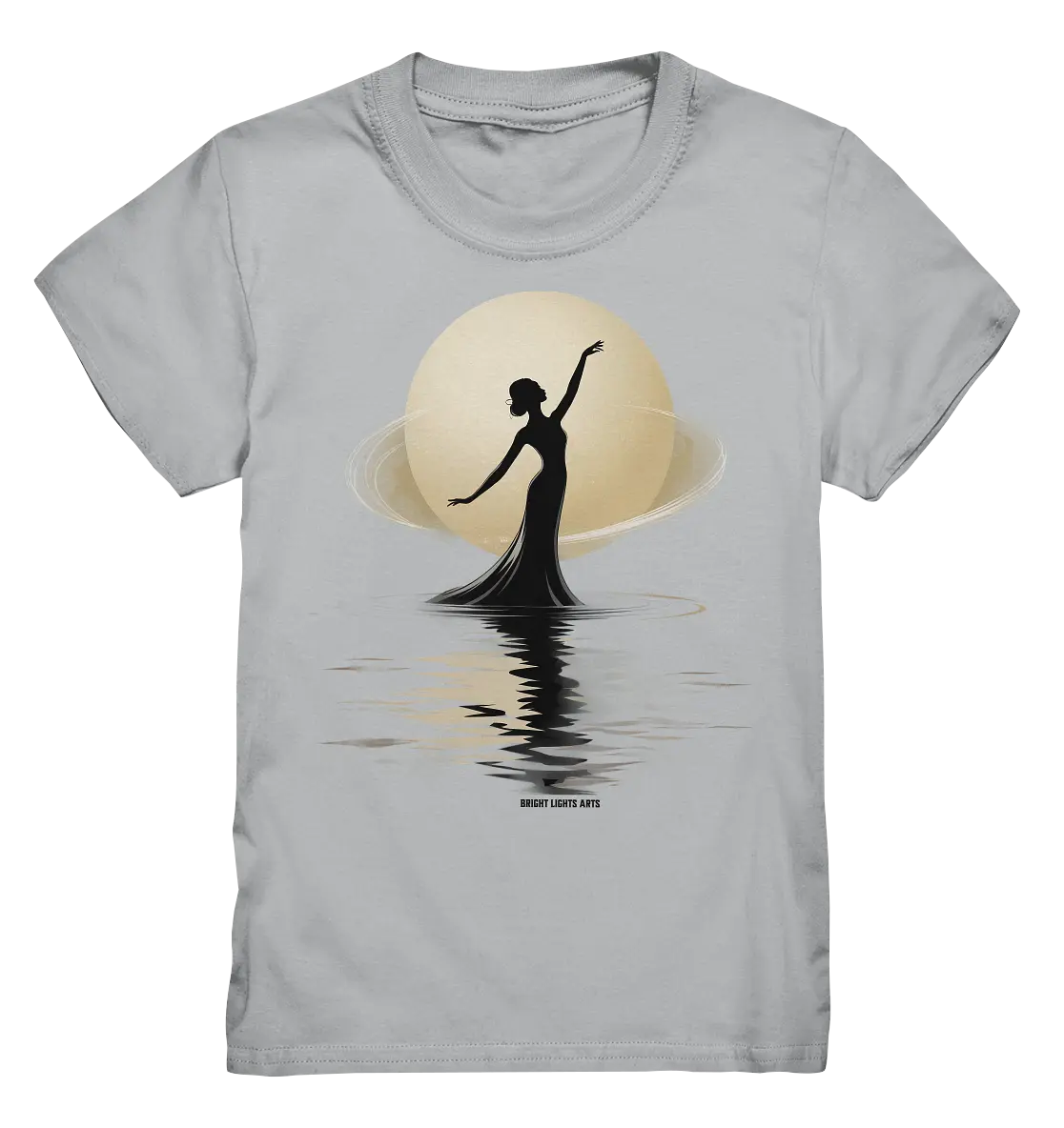Lunar Elegance The Dancer's Glow - Kids Premium Shirt Bright Lights Arts
