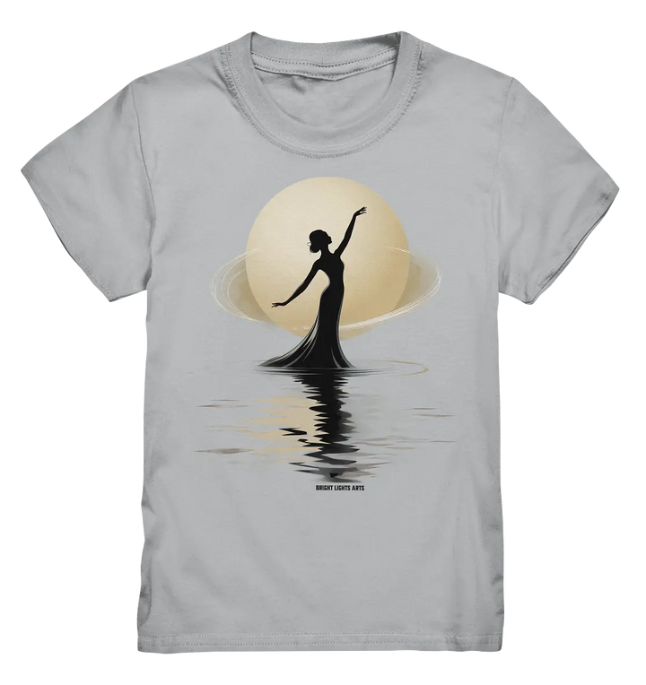 Lunar Elegance The Dancer's Glow - Kids Premium Shirt Bright Lights Arts