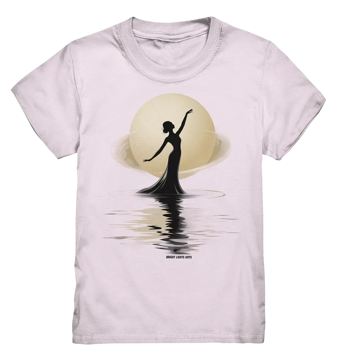 Lunar Elegance The Dancer's Glow - Kids Premium Shirt Bright Lights Arts
