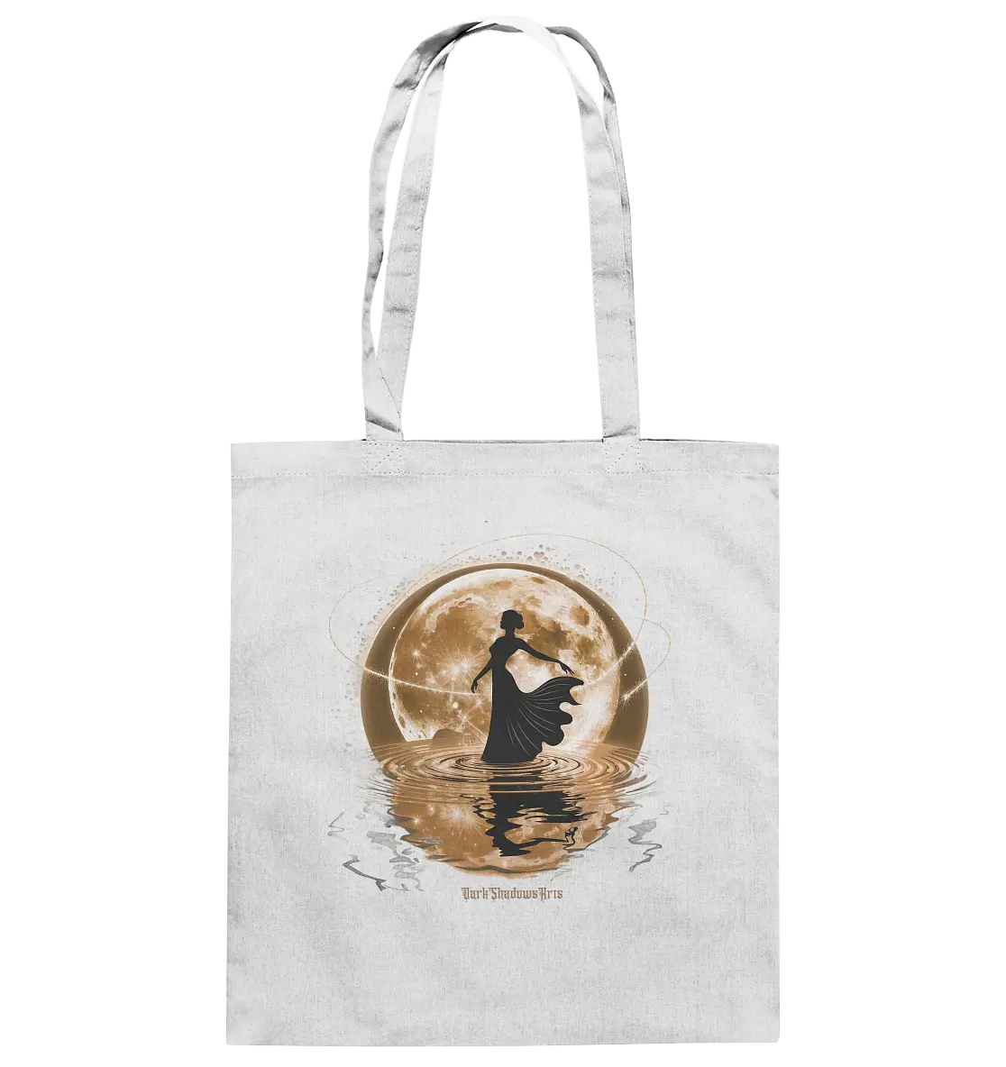 Lunar Elegance The Dancer's Glow Kopie - Baumwolltasche Bright Lights Arts