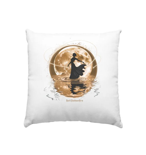 Lunar Elegance The Dancer's Glow Kopie - Kissen 40x40cm Bright Lights Arts