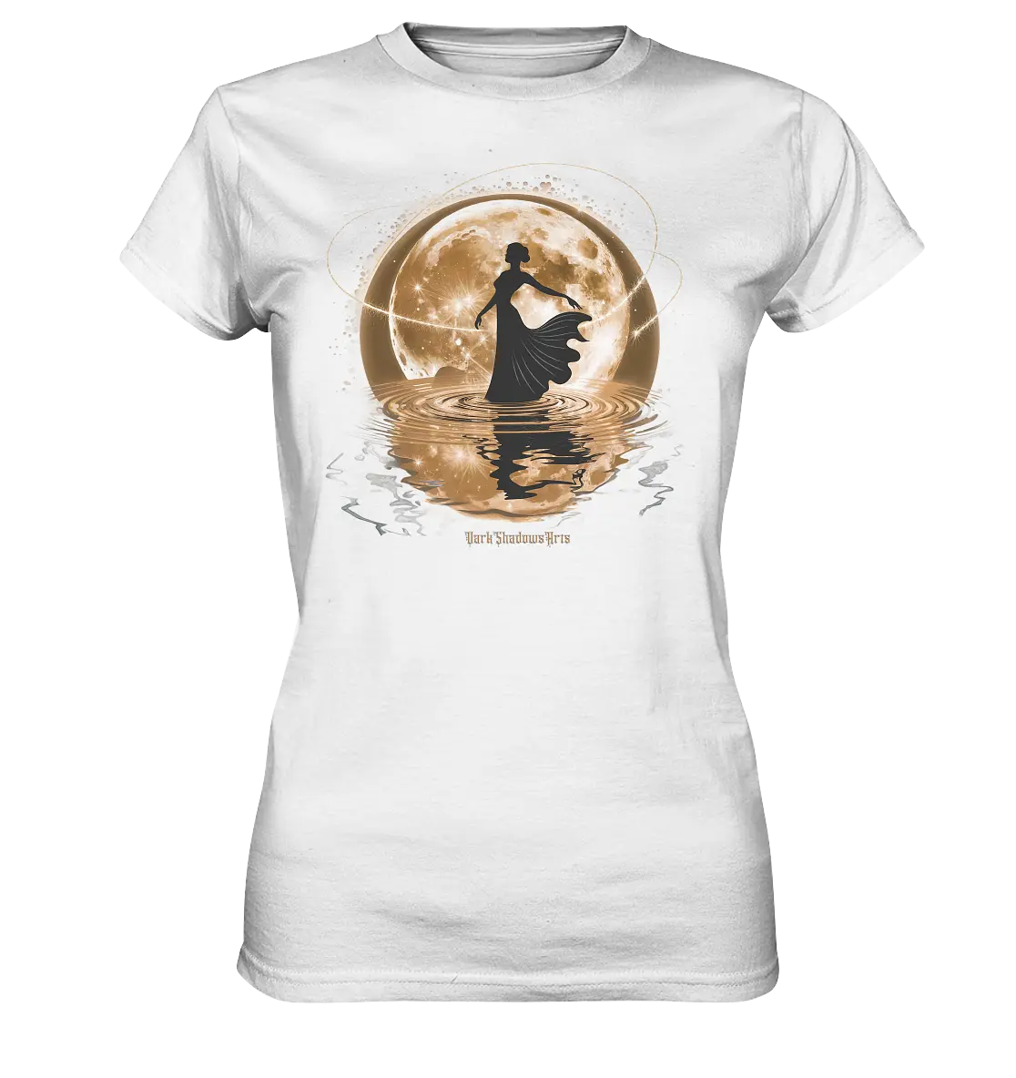 Lunar Elegance The Dancer's Glow Kopie - Ladies Premium Shirt Bright Lights Arts