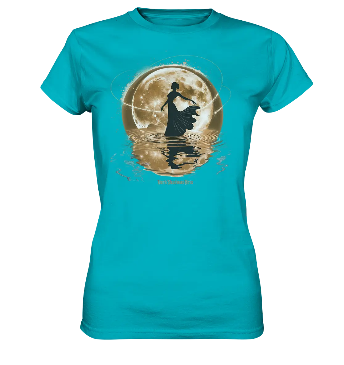 Lunar Elegance The Dancer's Glow Kopie - Ladies Premium Shirt Bright Lights Arts