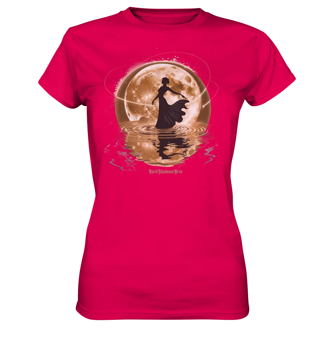 Lunar Elegance The Dancer's Glow Kopie - Ladies Premium Shirt Bright Lights Arts