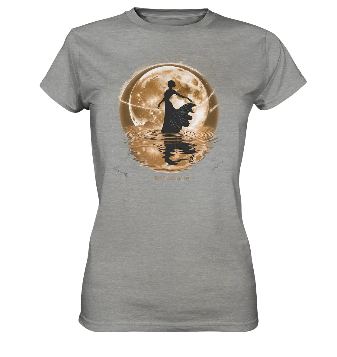 Lunar Elegance The Dancer's Glow Kopie - Ladies Premium Shirt Bright Lights Arts