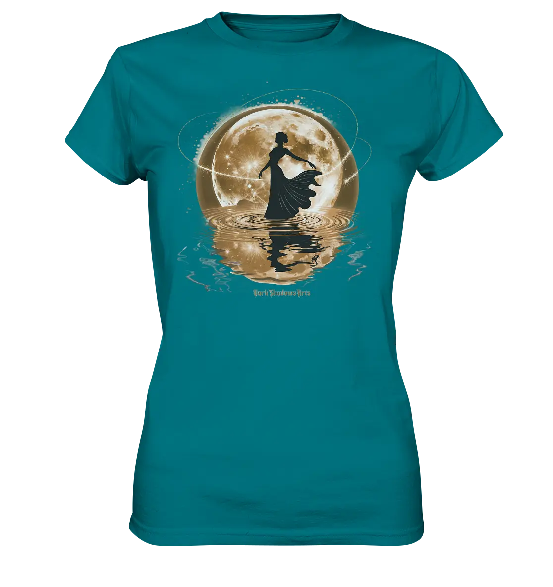 Lunar Elegance The Dancer's Glow Kopie - Ladies Premium Shirt Bright Lights Arts