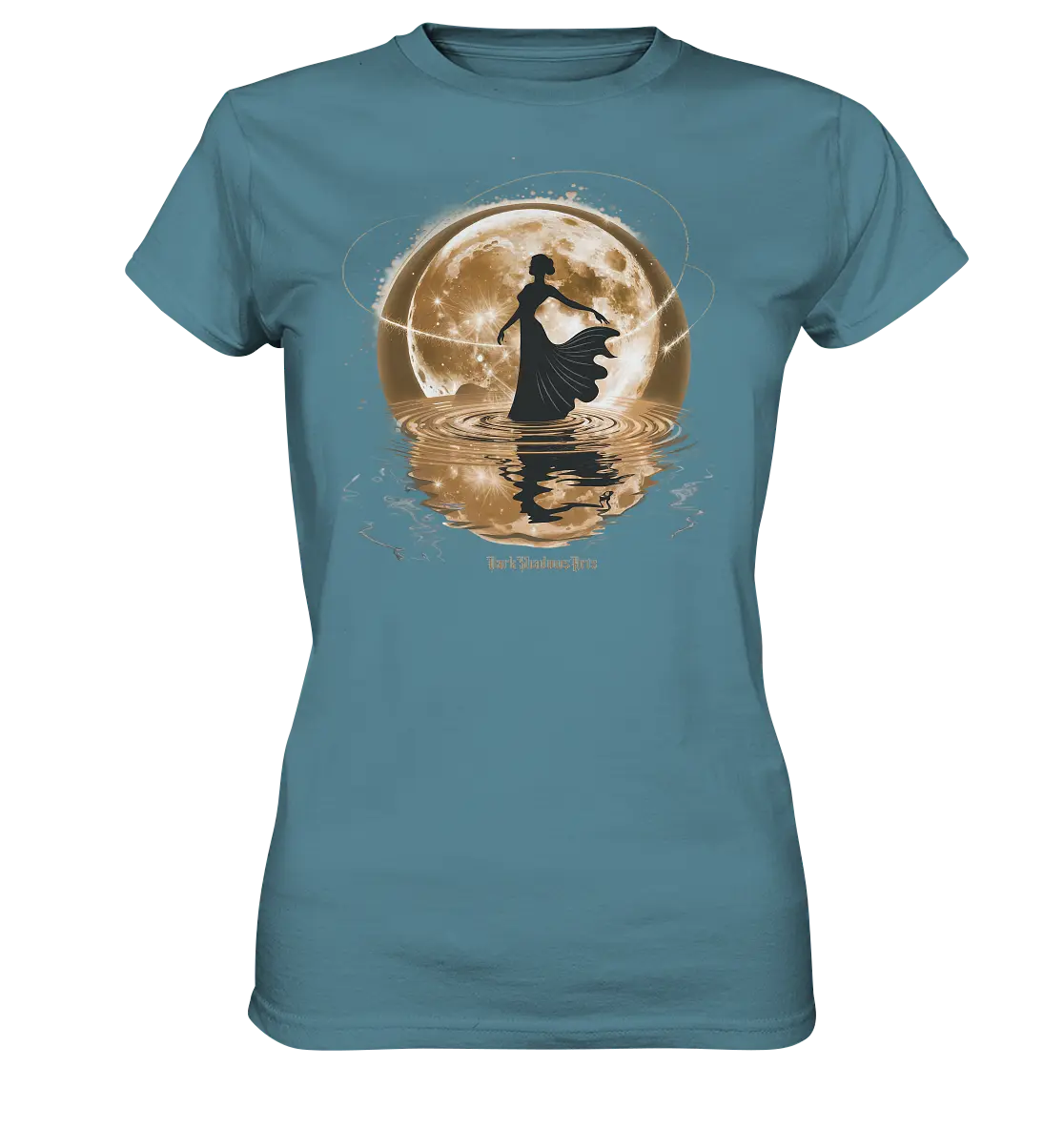 Lunar Elegance The Dancer's Glow Kopie - Ladies Premium Shirt Bright Lights Arts